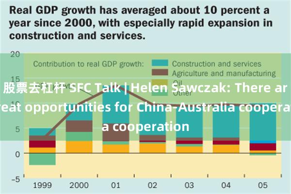 股票去杠杆 SFC Talk | Helen Sawczak: There are great opportunities for China-Australia cooperation