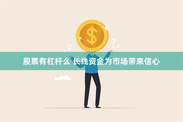 股票有杠杆么 长线资金为市场带来信心