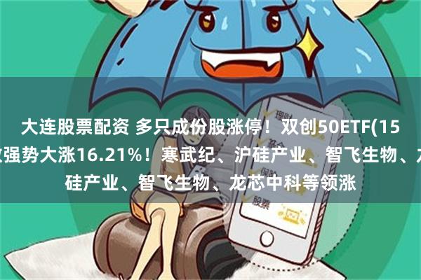 大连股票配资 多只成份股涨停！双创50ETF(159782)跟踪指数强势大涨16.21%！寒武纪、沪硅产业、智飞生物、龙芯中科等领涨