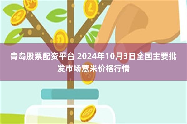 青岛股票配资平台 2024年10月3日全国主要批发市场薏米价格行情