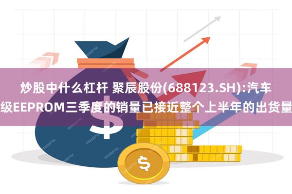 炒股中什么杠杆 聚辰股份(688123.SH):汽车级EEPROM三季度的销量已接近整个上半年的出货量