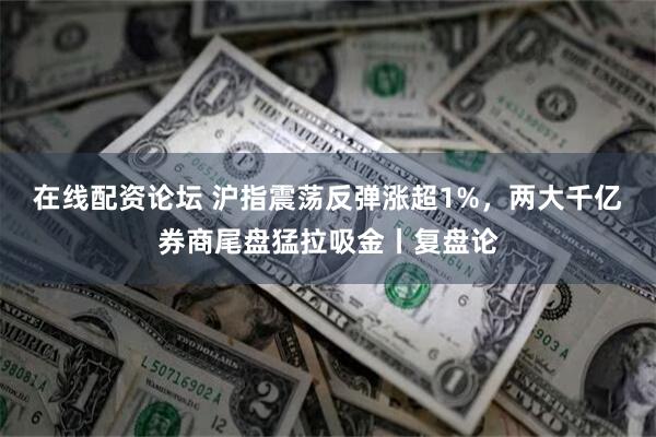 在线配资论坛 沪指震荡反弹涨超1%，两大千亿券商尾盘猛拉吸金丨复盘论